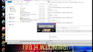 FIFA 14 MODDINGWAY How to install byFIRFIFA [upl. by Notgnilliw]