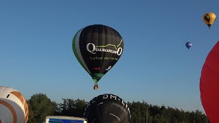 luchtballonnen klaarmaken en opstijgen in stekene op 30 juli 2024 [upl. by Alegnasor]