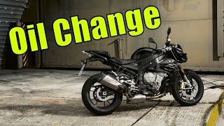 BMW S1000R RR and XR Oil Change [upl. by Buddy311]