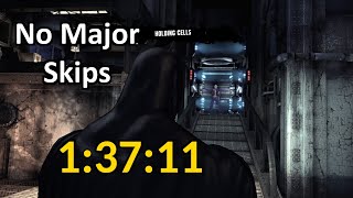 Batman Arkham Asylum Speedrun No Major Skips in 13711 obsolete [upl. by Baggott]