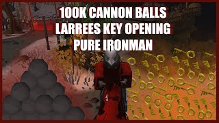 HCIM PURE  99 Slayer Untrimmed OSRS  Episode 45 Larrens keys 100k cannon balls [upl. by Rennob250]