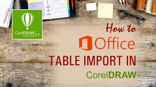 how to import ms office file in coreldraw hindi [upl. by Jada]