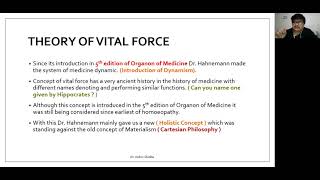 Aphorism 9  Vital Force  Organon of Medicine [upl. by Akihsal]