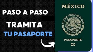 pasaporte mexicano paso a paso 2024 donde debo sacar la cita y realizar el pago SRE [upl. by Ititrefen794]