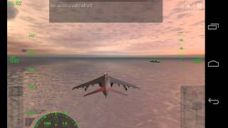 Gameplay F18 Carrier landing 2  Canyon mission 5 [upl. by Nynnahs801]