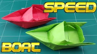 How to Make A Paper Boat  DIY Easy Paper Speed Boat  Origami Paper Boat Making Instructions [upl. by Cl]