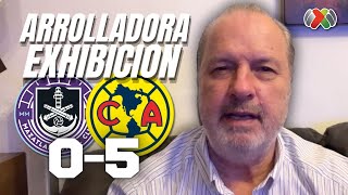 ARROLLADORA EXHIBICIÓN DEL AMÉRICA  Mazatlán vs Club América  Torneo Apertura 2024 Liga MX [upl. by Nyltac]