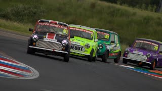 Mighty Minis Thruxton Historic 22nd23rd June 2024 [upl. by Aicats]