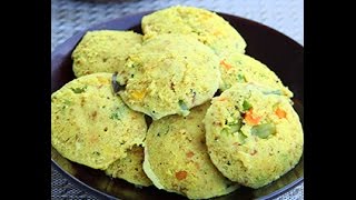 Easy Instant Oats Idli or Steamed Oats Cake Recipe South Indian Recipe [upl. by Arinay]