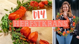 DIY Zo maak je een herfstkrans binnen 5 minuten  Gezien bij Eigen Huis amp Tuin Lekker Leven [upl. by Anaerdna]