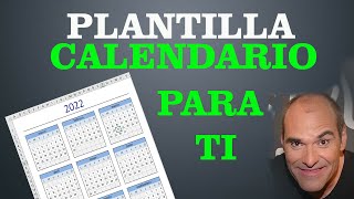 PLANTILLA GRATIS EXCEL DE CALENDARIO [upl. by Ralyat]