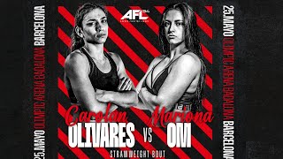 AFL 34 Badalona  FULL FIGHT  Carolan Olivares VS Mariona OM [upl. by Ahsilla289]