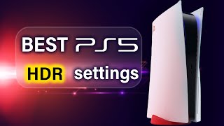 Best PS5 HDR SETTINGS for any TVMonitor [upl. by Enelie]