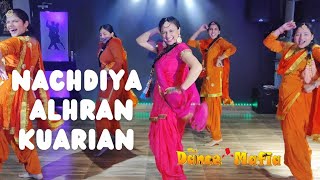 Nachdian Alrhaah Kuarian  Diljit Dosanjh  Punjabi Dance  Group Dance for Girls  The Dance Mafia [upl. by Neffirg]