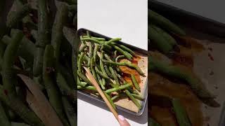 oilfree crispy green beans ✨ [upl. by Vanda222]