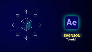 How to create website icon animation in Adobe After Effects Render SVGJSON [upl. by Streeto890]