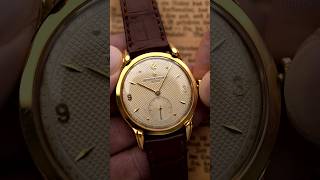 1950s Vacheron Constantin Guilloché Dialbig sub second and elegant formed lugs vintage collector [upl. by Alistair]