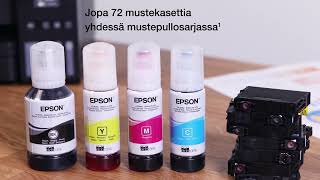 Epson EcoTank tulostimet kotiin toimistolle ja valokuvien tulostukseen [upl. by Malti]