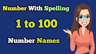 One to Hundred SpellingNumber names 1 to 100 in english 1100 spelling [upl. by Attenal]