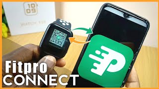 How to CONNECT FitPro Watch To Phone  Install Fitpro App [upl. by Liuqnoj547]