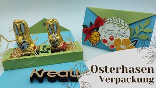 Pralinen zu Ostern schön verpacken  Osterhasen Verpackung mit Stampin Up basteln [upl. by Weed321]