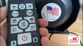 The Best Cheap Budget Handheld Remote Siren You Can Get Yhaavale SA 9200E [upl. by Enellek]