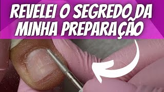 Preparação correta da unha natural para esmaltação em gel e qualquer alongamento [upl. by Meenen441]