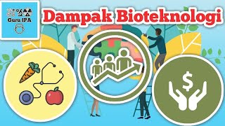 Dampak Penerapan dan Pengembangan Bioteknologi di Bidang Lingkungan Kesehatan Sosial dan Ekonomi [upl. by Aleil]