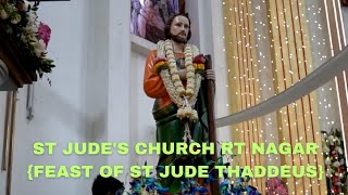 ST JUDES CHURCH RT NAGAR FEAST OF ST JUDE THADDEUS [upl. by Yves]