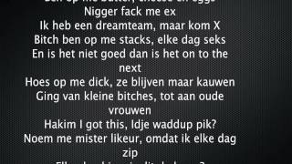 Bokoesam  101 barz ft Negativ Keizer Priester LYRICS songtekst [upl. by Ahseinek]