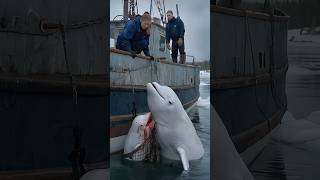 A touching story about a mother whale calling for help from the sailors on the ship to save her baby [upl. by Martz341]