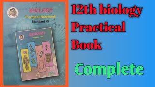 Biology Practical Book 12th HSC Answers  Maharashtra Board HSC board [upl. by Mmada]