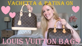 Louis Vuitton Speedy 25 amp Alma PM  Vachetta Leather and Patina on LV Bags [upl. by Isaacson804]