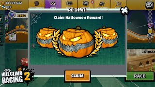 🤩 I GOT ALL NEW PUMPKIN CHEST  IN  Hill Climb Racing 2 [upl. by Arvad]