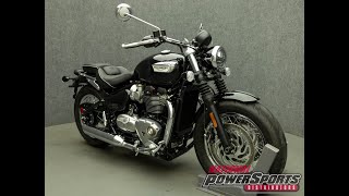 2023 TRIUMPH BONNEVILLE SPEEDMASTER  National Powersports Distributors [upl. by Wilburn]