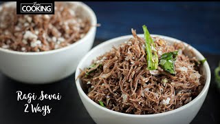 Ragi Semiya 2 Ways  Healthy Breakfast Recipes  Ragi Recipes [upl. by Hsirrap]