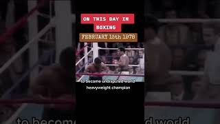 1978 Leon Spinks defeated Muhammad Ali boxing boxingfans boxingmoments boxinghistory [upl. by Bevvy]