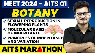 Complete BOTANY in 1 Shot  NEET 2024  Part 1  Class 12th Lakshya  AITS Marathon [upl. by Mckee18]