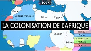 La colonisation de lAfrique  Résumé sur cartes [upl. by Kinsley]