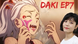 Miyuki Sawashiro Voice Acting Daki  Episode 7 [upl. by Wennerholn]