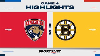 NHL Game 4 Highlights  Panthers vs Bruins  May 12 2024 [upl. by Ibbison]