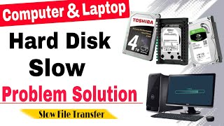 Hard disk slow problem solution  How to fix slow hard disk file transfer speed in windows 10 [upl. by Brandyn]