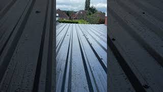 Domestic Asbestos Garage Roof Replacement in Nottingham  Anthracite [upl. by Kilah]