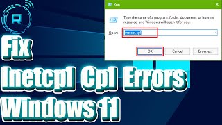 Fix inetcplcpl Errors in Windows Control Panel Missing [upl. by Khalil]