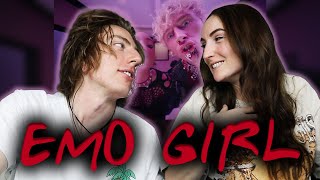 Wyatt and lindevil React Emo Girl by Machine Gun Kelly Ft Willow [upl. by Sidonnie]