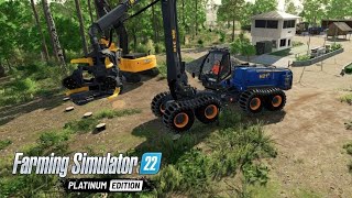 Zielonka Forestry Adventure  Base Expansion amp Logging in Farming Simulator 22  FS22 [upl. by Oballa740]