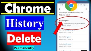 Chrome ki History kaise Delete kare mobile How to Delete Google Chrome History in Hindi [upl. by Gianni]