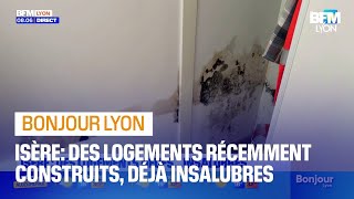 En Isère des logements sociaux neufs sont envahis de moisissures [upl. by Bennet]