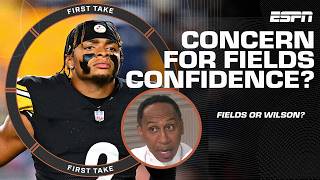 Justin Fields hasnt done ENOUGH 🗣️ Stephen A weighs in on the Steelers QB decision  First Take [upl. by Yecram]