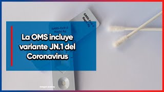 Subvariante JN 1 del Coronavirus en la mira de la OMS [upl. by Vani]